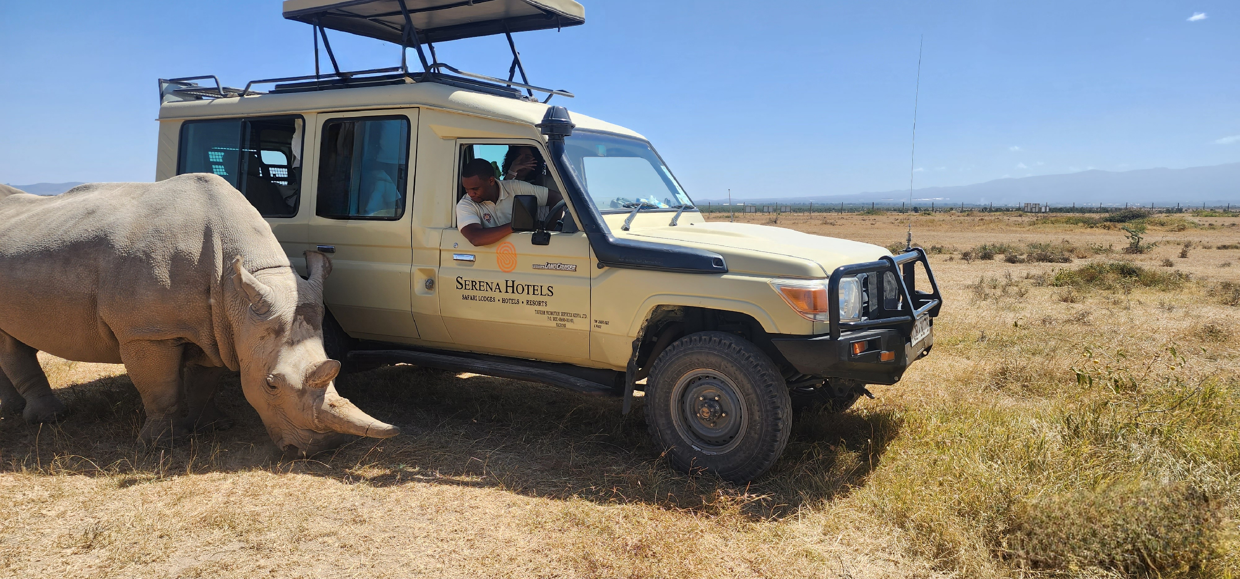 Game drive at Sweetwaters Serena Camp