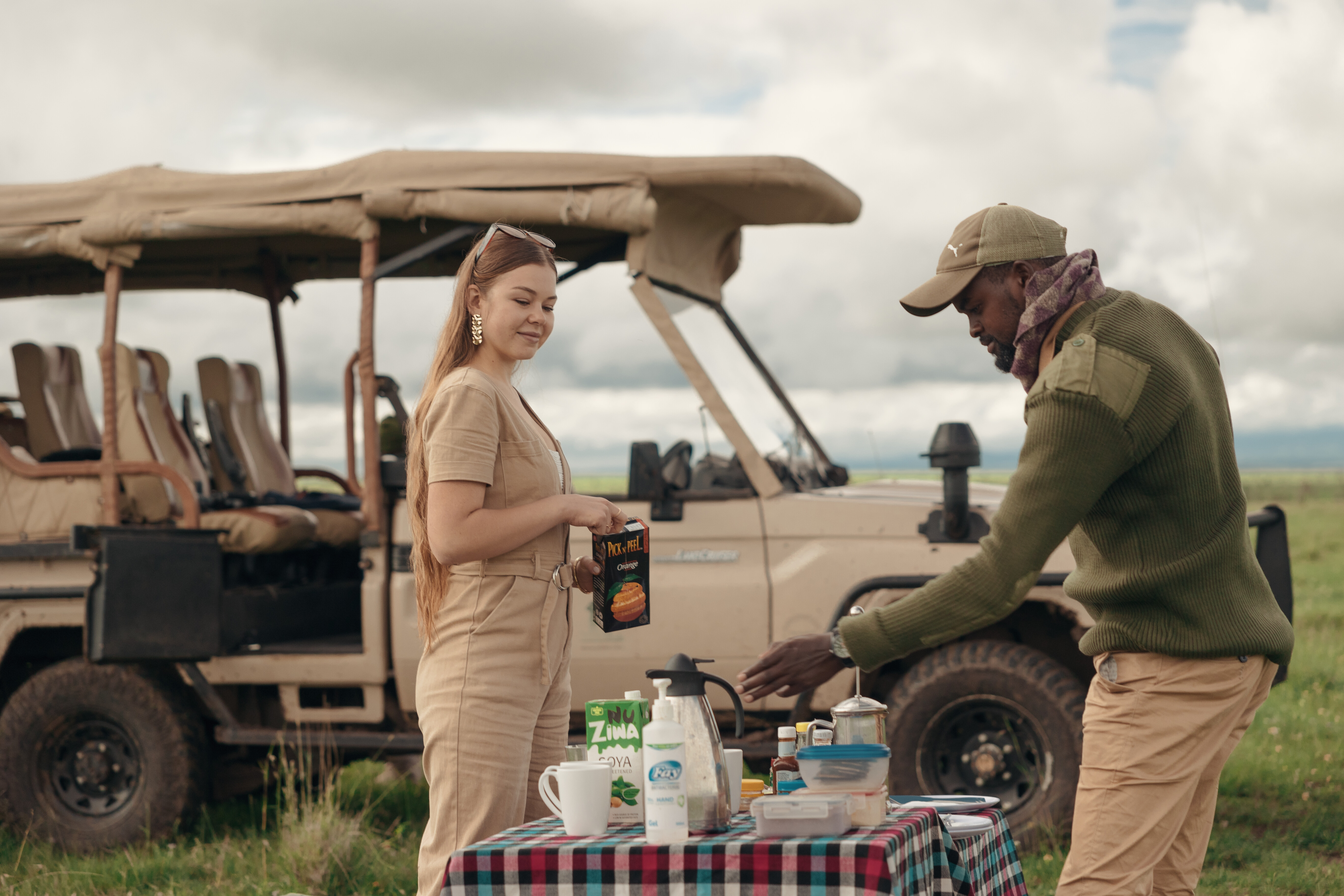 Porini Rhino Camp breakfast picnic
