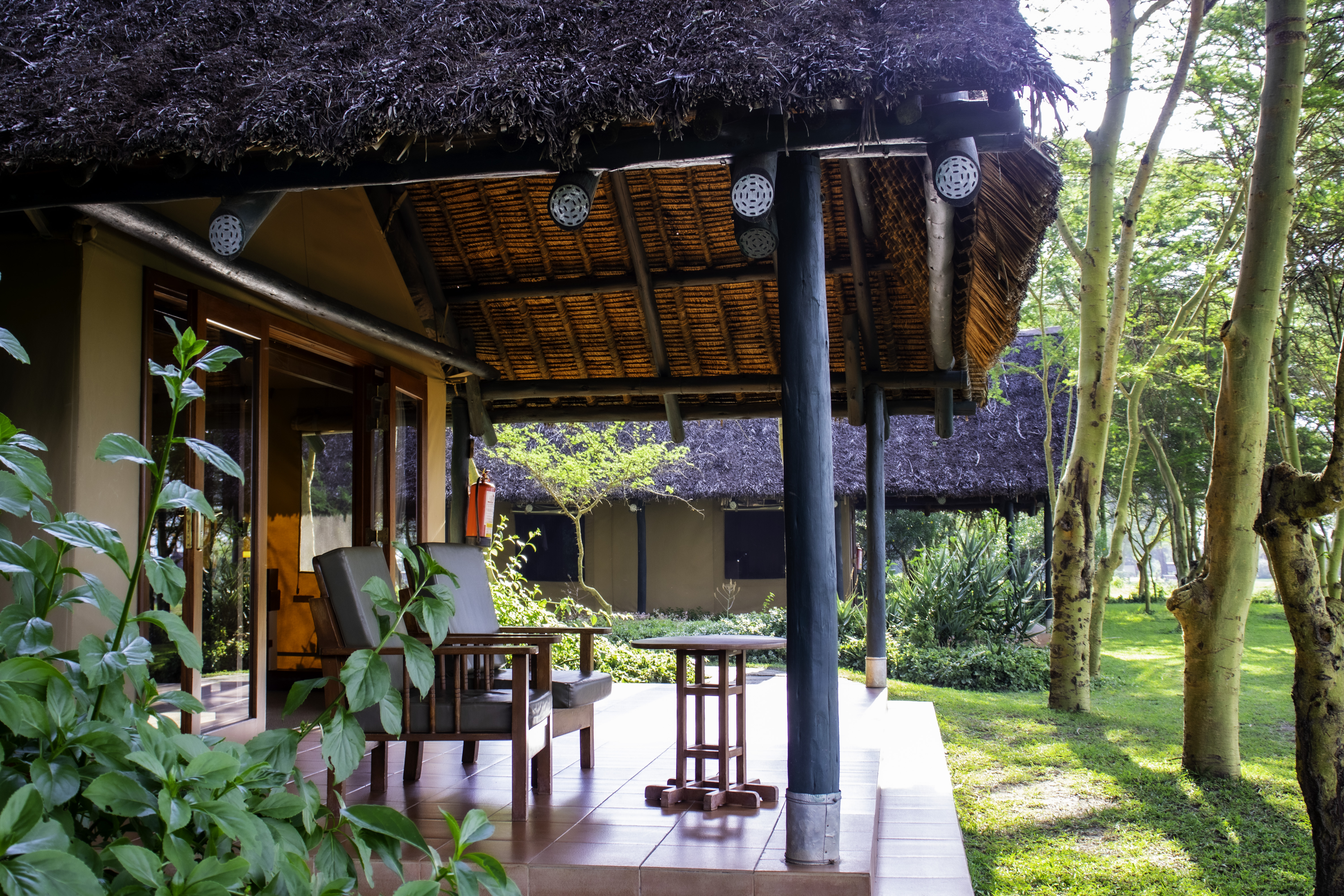 Sweetwaters Serena Camp Morani Wing outdoor seating