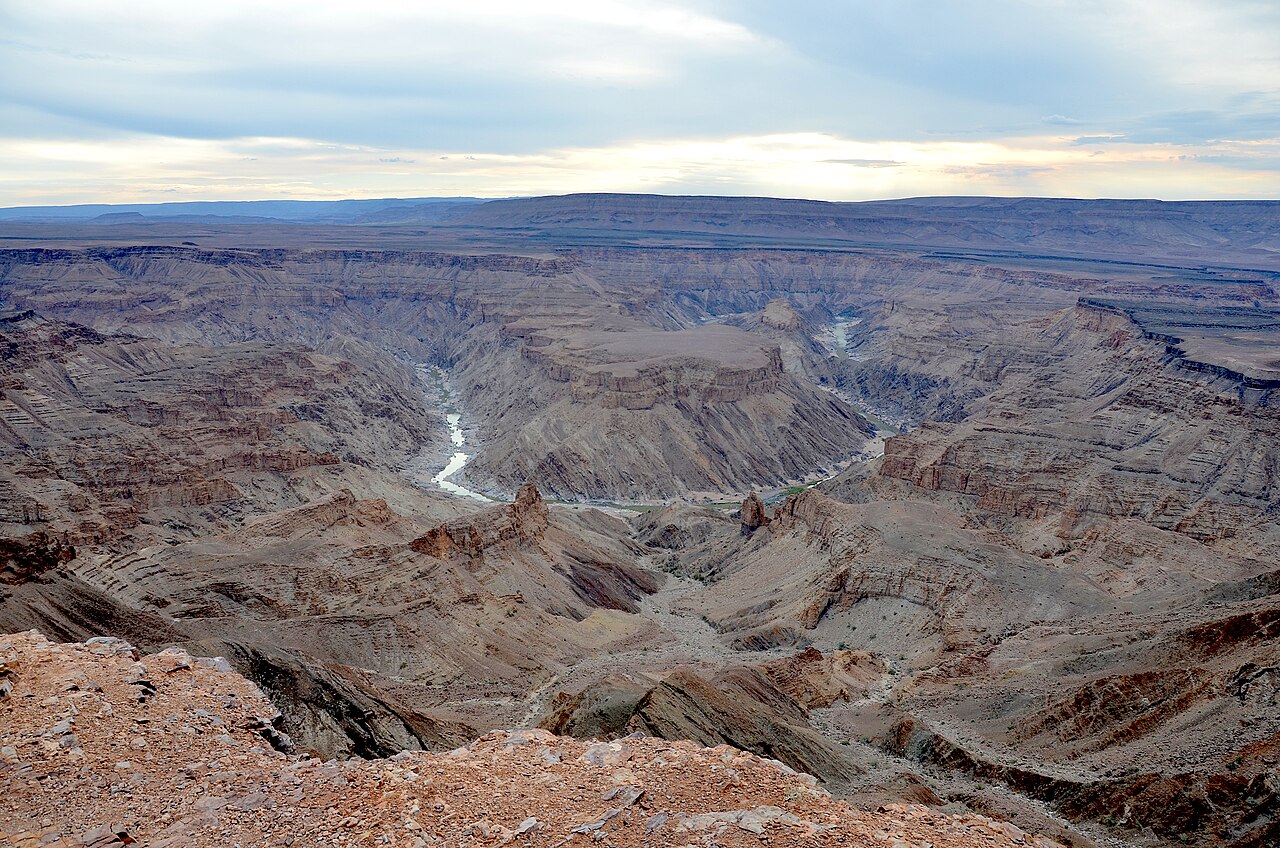 Fish River Canyon in the far south