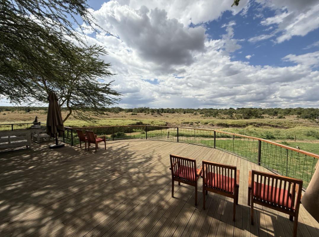 Ol Pejeta Bush Camp deck