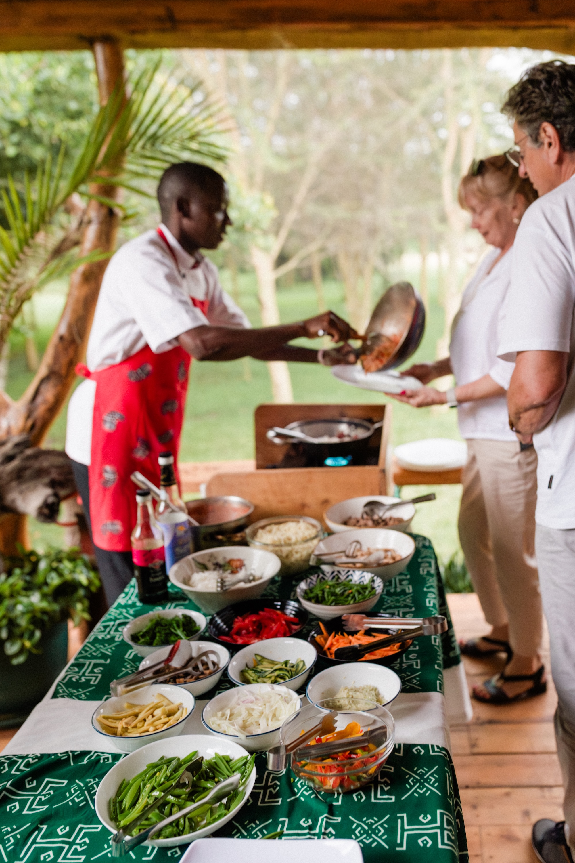 Cooking at Ol Pejeta Safari Cottages