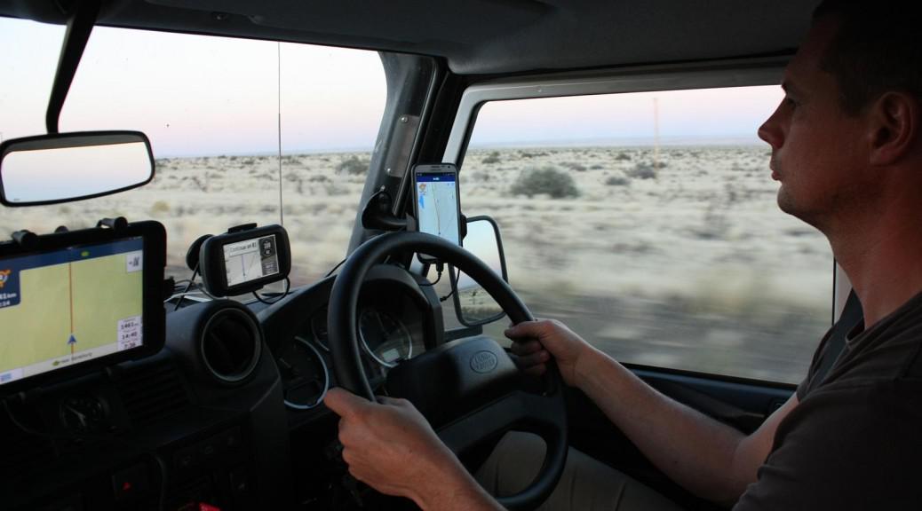 The Tracks4Africa app shown across phone and tablet devices